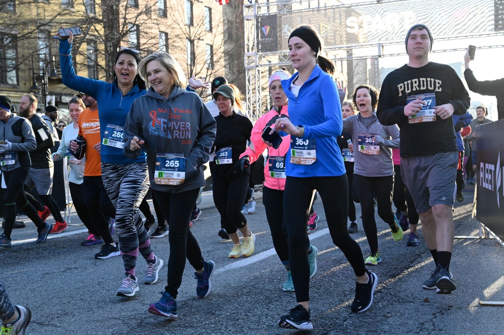 Runners at the 5k Triple Crown of Racing on March 8, 2023 - 3.31.23